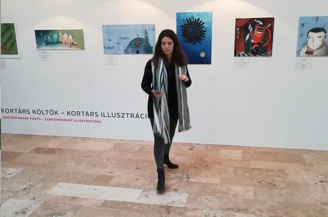 Művészettörténet óra a Balassi Intézetben