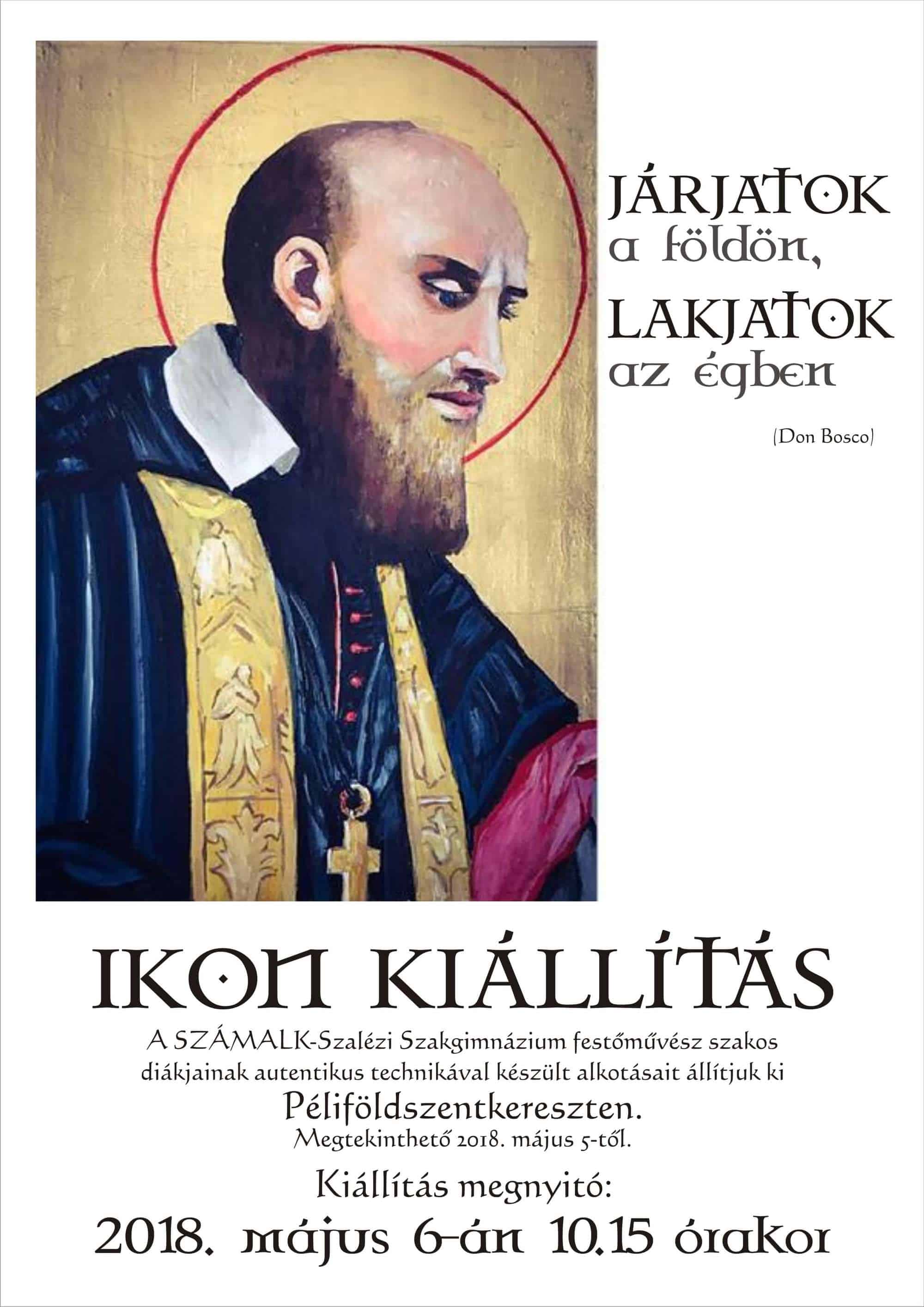 Páliföldszentkereszt, Ikon kiállítás meghívó